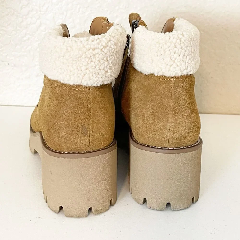 Blondo Devin Waterproof with Sherpa fur Camp Boots Gorpcore. 8